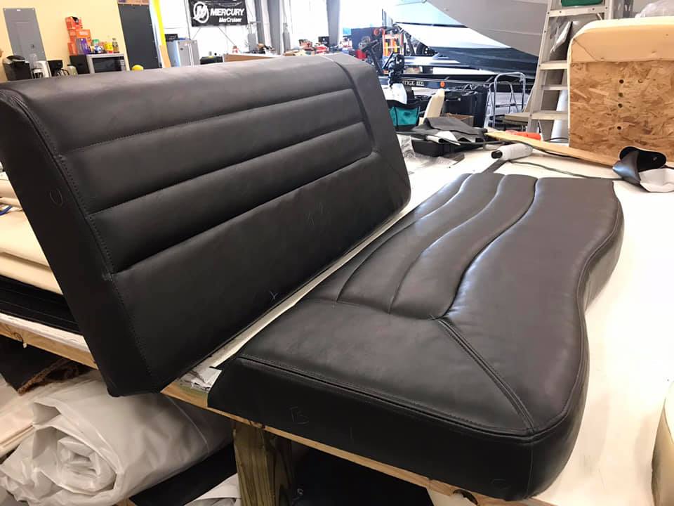 Car set recovering from Naples Canvas and Upholstery