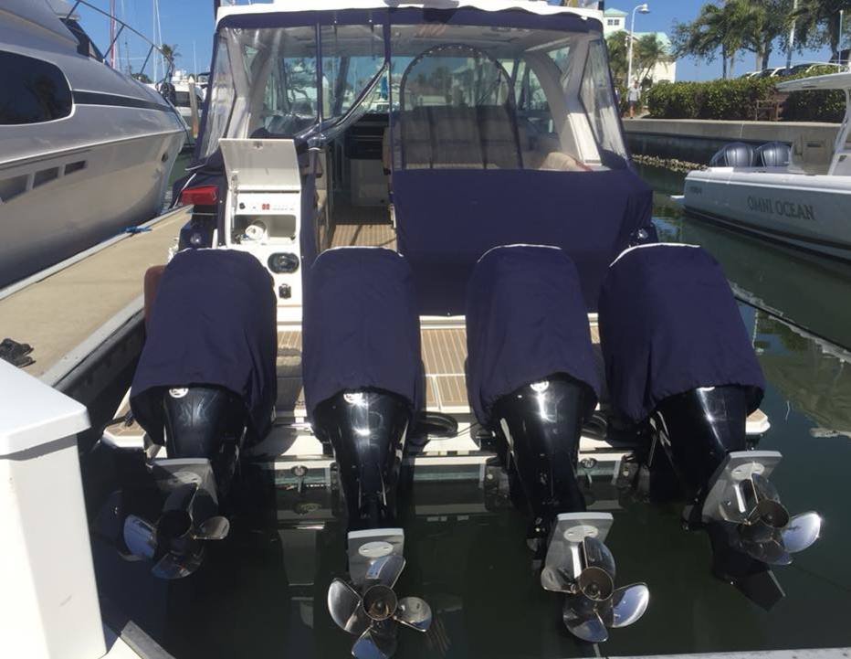 Covers for Outboard Motors from Naples Canvas